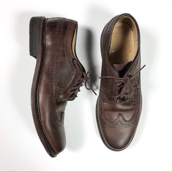 frye wingtip shoes